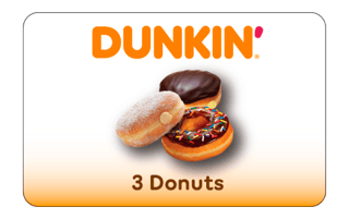 Combo 3 Dunkin Donuts