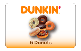 Combo 6 Dunkin Donuts