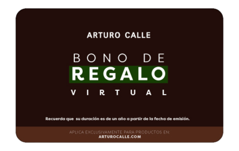 Gift card Arturo Calle